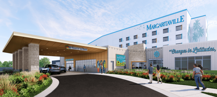 Margaritaville rendering of entrance (Photo courtesy of Margaritaville)