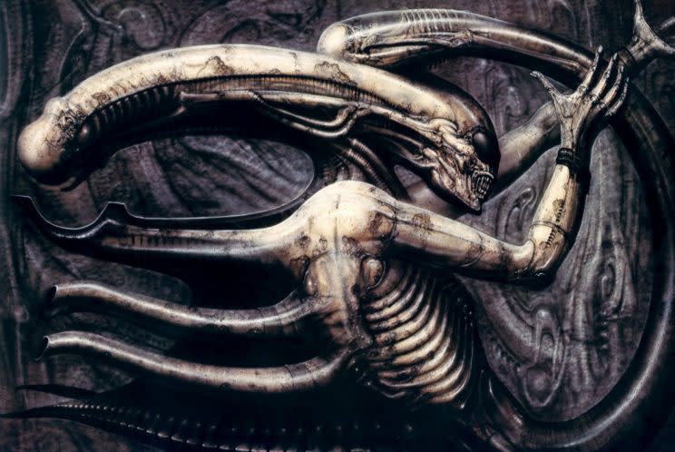 Painting that inspired “Alien.” (Photo: H.R. Giger)