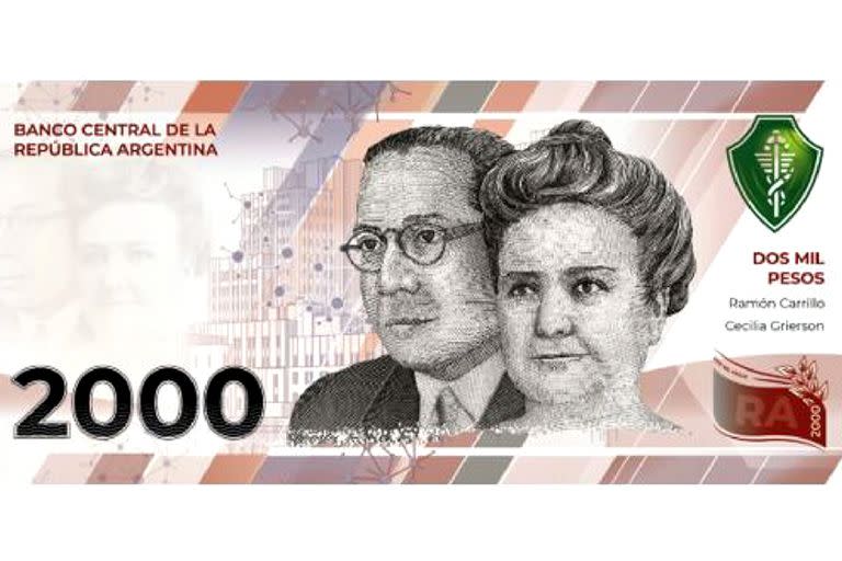 Así será el nuevo billete de 2000 pesos