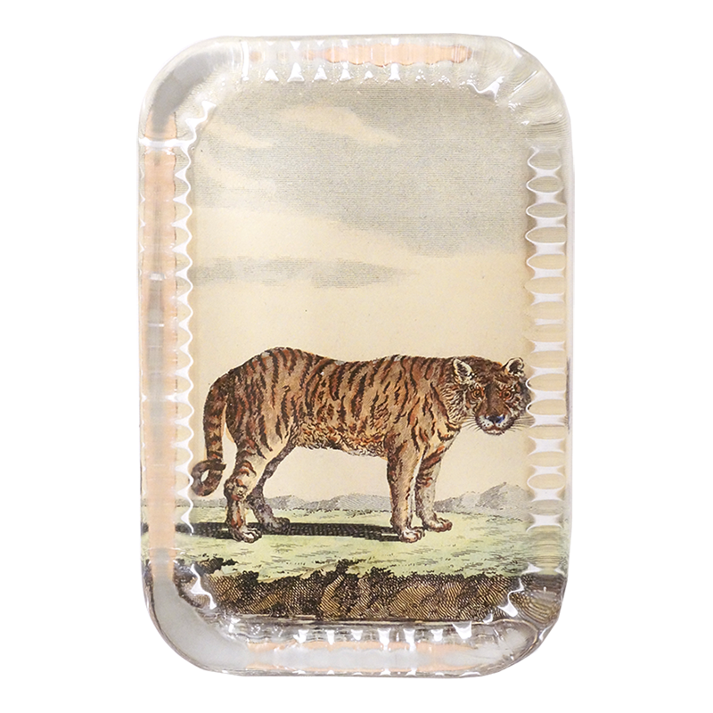 <p><strong>John Derian</strong></p><p>johnderian.com</p><p><strong>$65.00</strong></p><p><a href="https://www.johnderian.com/products/drp-tiger-pl-166-png" rel="nofollow noopener" target="_blank" data-ylk="slk:Shop Now;elm:context_link;itc:0;sec:content-canvas" class="link ">Shop Now</a></p><p>You’d be forgiven if you don’t possess the Year of the Tiger’s decisiveness, especially when it comes to work. Tamp down all of that procrastination with an intriguing glass paperweight, courtesy of John Derian. The tiger (who is totally not judging you with that stare!) comes straight from the decoupage artist’s archive of antique prints. </p>