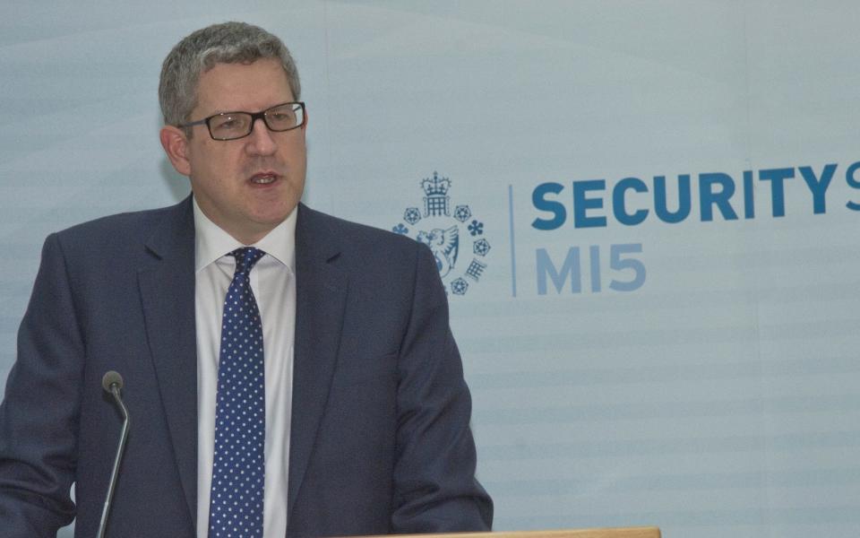 MI5 Director General Andrew Parker - AP