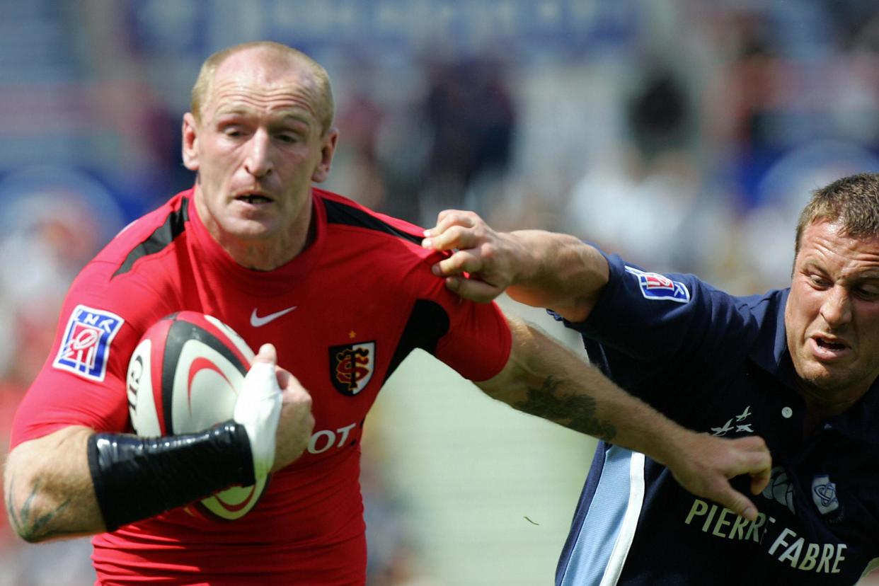 Thomas (left) played for French side Toulouse between 2004 and 2007: AFP/Getty Images/Lionel Bonaventure