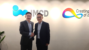 Photographed-Chris Lee, CEO of Needfill (left)-Henri Kwon, Managing Director of IMCD Korea (right)