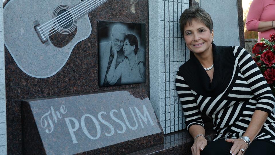 Nancy Jones attends the George Jones Monument unveiling in Nashville, 2013