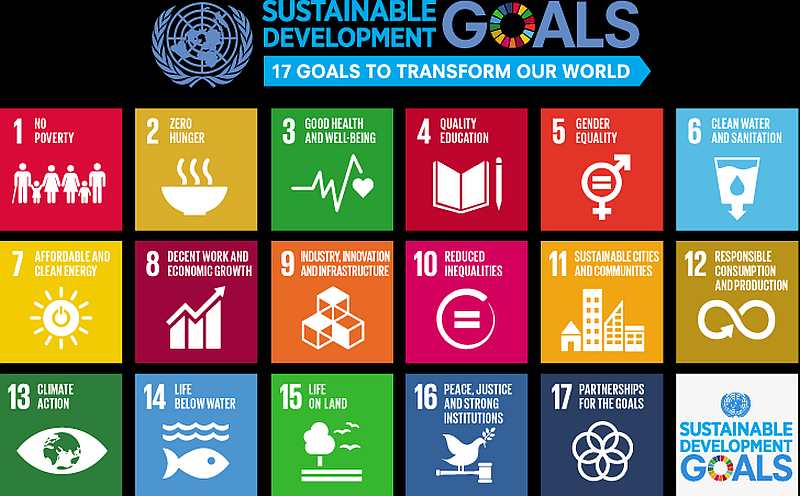 A list of the 17 Sustainable Development Goals (SDGs) as listed by the United Nations (UN). — Picture via un.org