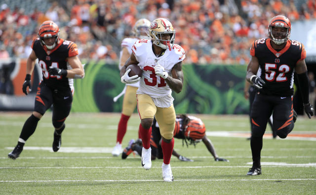 Kyle Shanahan: 49ers' Matt Breida unlikely to play vs. Cardinals, Tevin  Coleman is 'good to go'