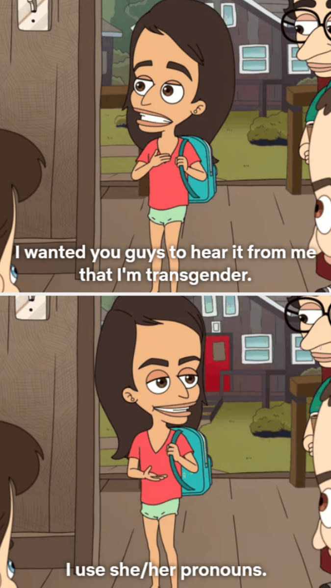 Natalie from "Big Mouth" coming out as transgender