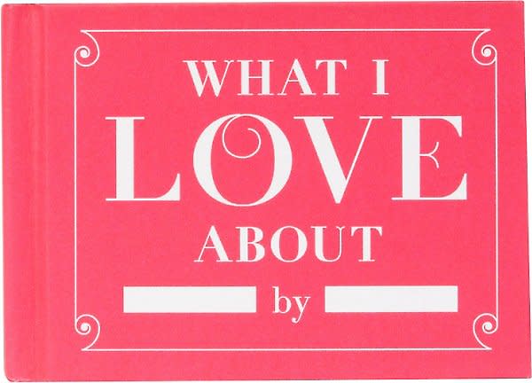 What I Love About You Journal (Credit: Papersource)