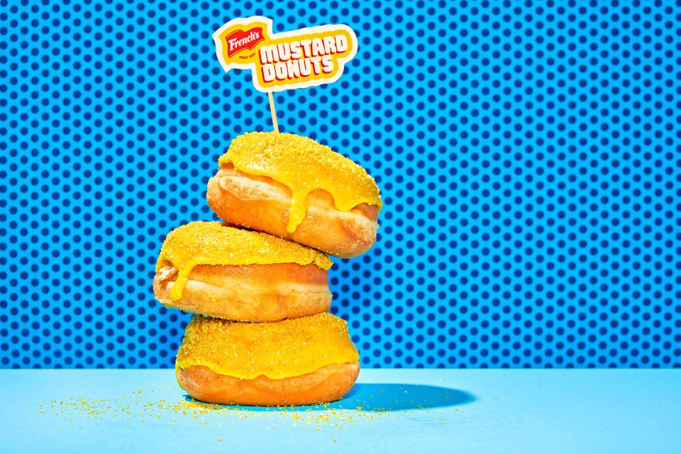 A limited edition French’s mustard-infused donut was a massive success for Dough.