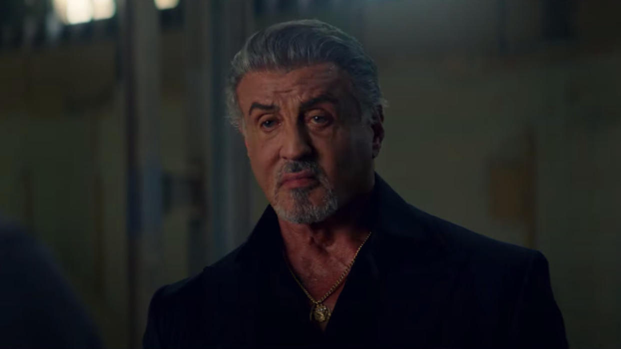  Sylvester Stallone in Tulsa King. 