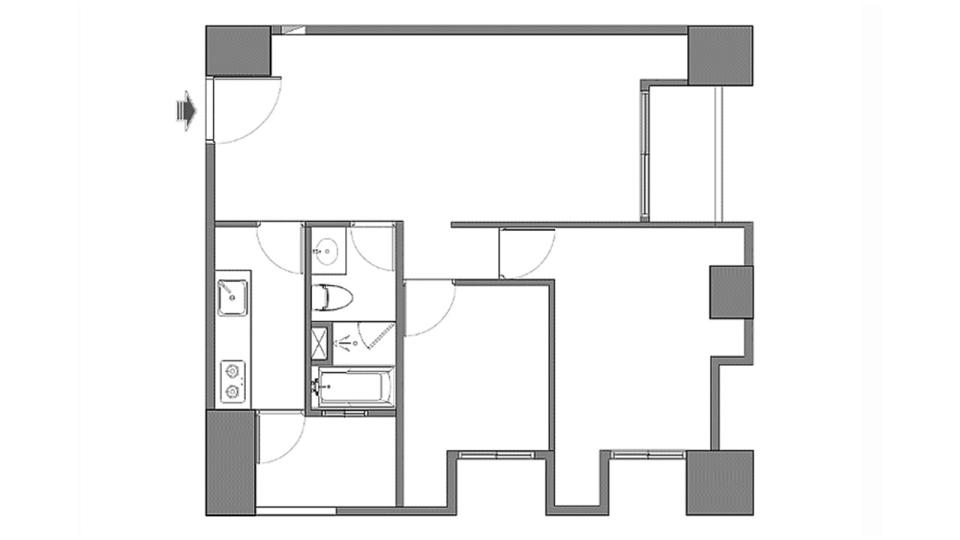 原始格局圖（圖 / 屋主提供）