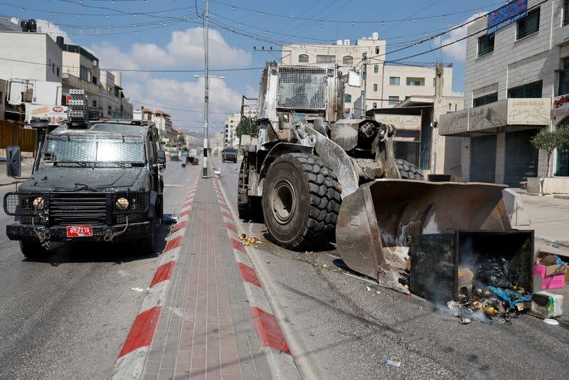 Funeral of a Palestinian who was killed in an Israeli settlers' attack, near Nablus