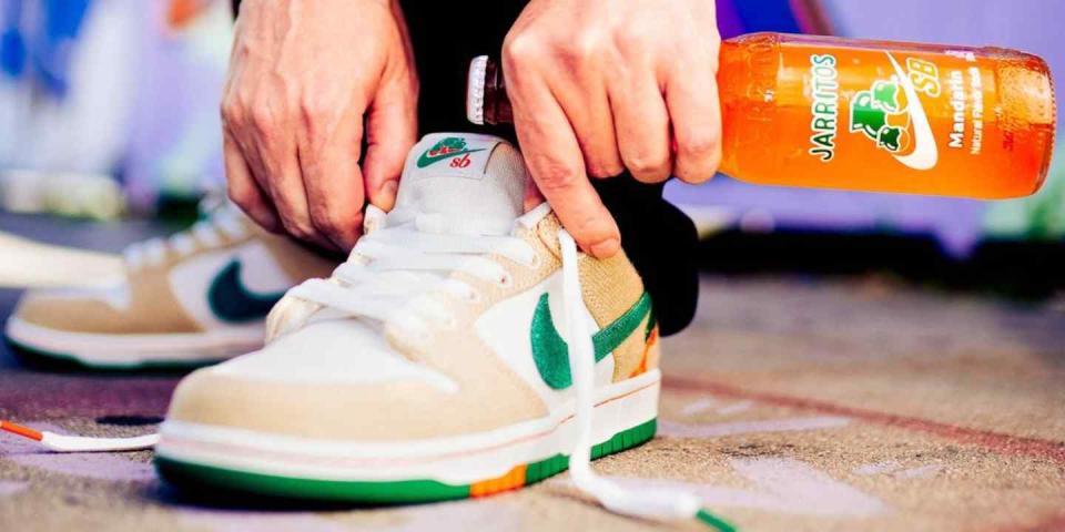 Jarritos presume su colaboración con Nike. Foto: Instagram vía @jarritos