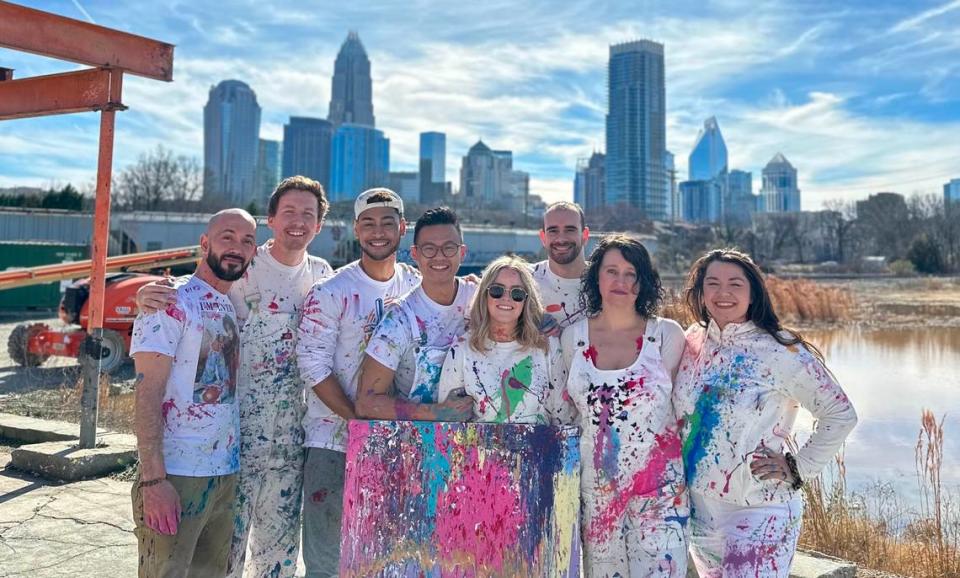 Shameless Improv Society is a group of eight improvisers who work together to put on an unscripted 90 minute show for audiences across Charlotte. Shameless