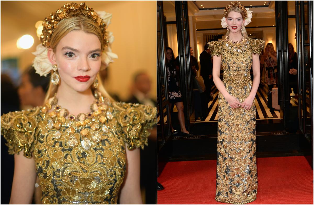 Anya Taylor-Joy, atriz de 'O Gambito da Rainha', ganha prêmio no 'Oscar da  Moda' com look extravagante