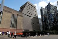 The Tate Modern, including the 10th-floor viewing platform from where a six-year-old child was reportedly thrown, is seen in London