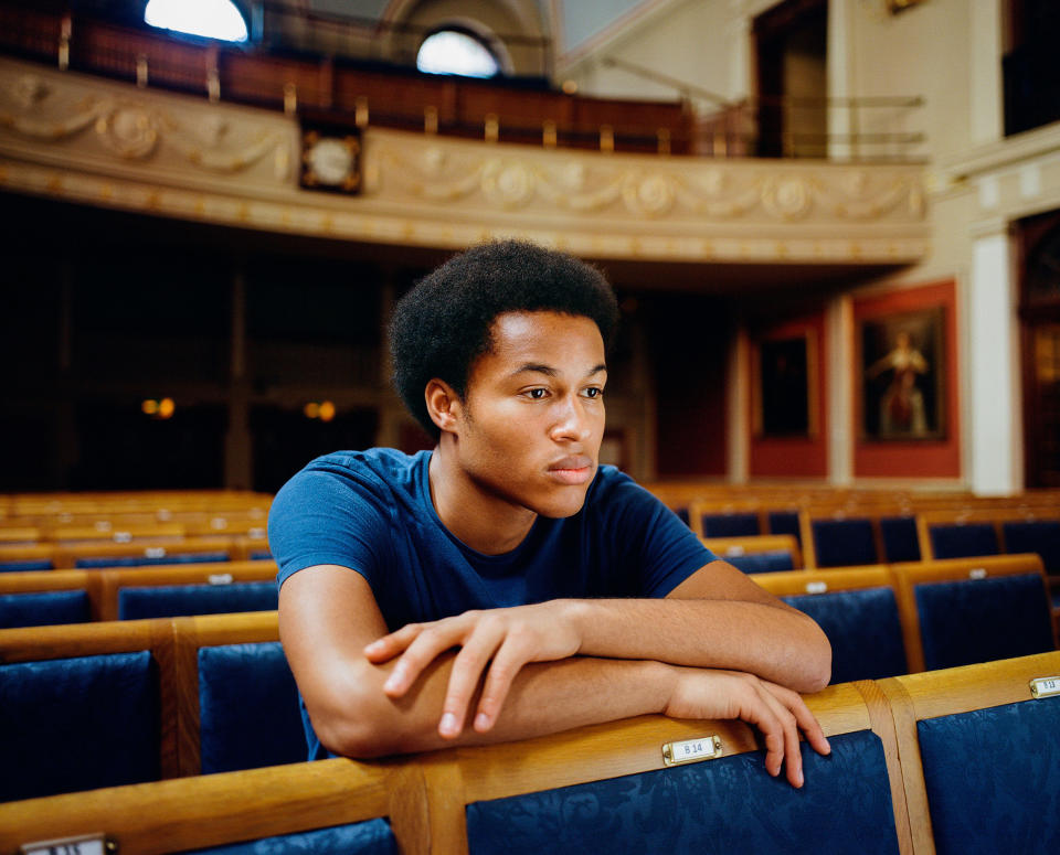 Sheku Kanneh-Mason at the Royal Academy of Music in London on September 8, 2018.