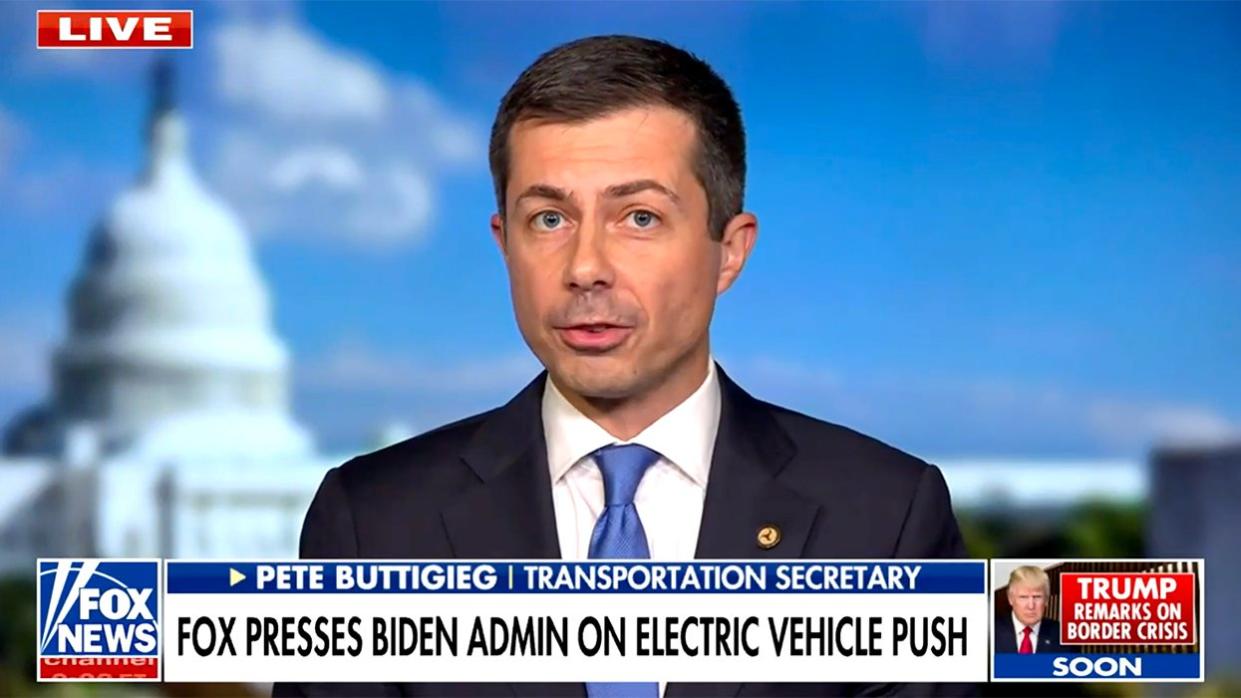 Fox News Tuesday appearance US Transportation Secretary Pete Buttigieg