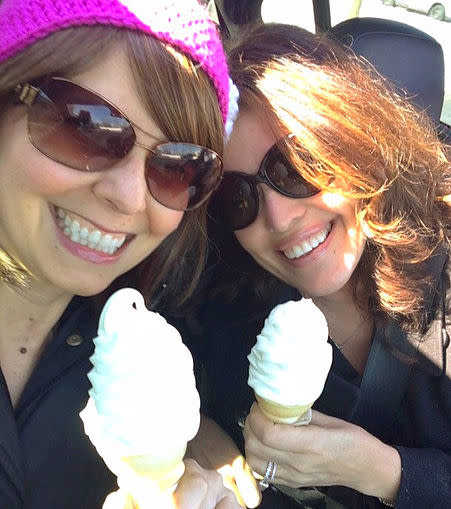 It can be as simple as going out for ice cream with a friend. <i>(Photo courtesy Kim MacDonald)</i>