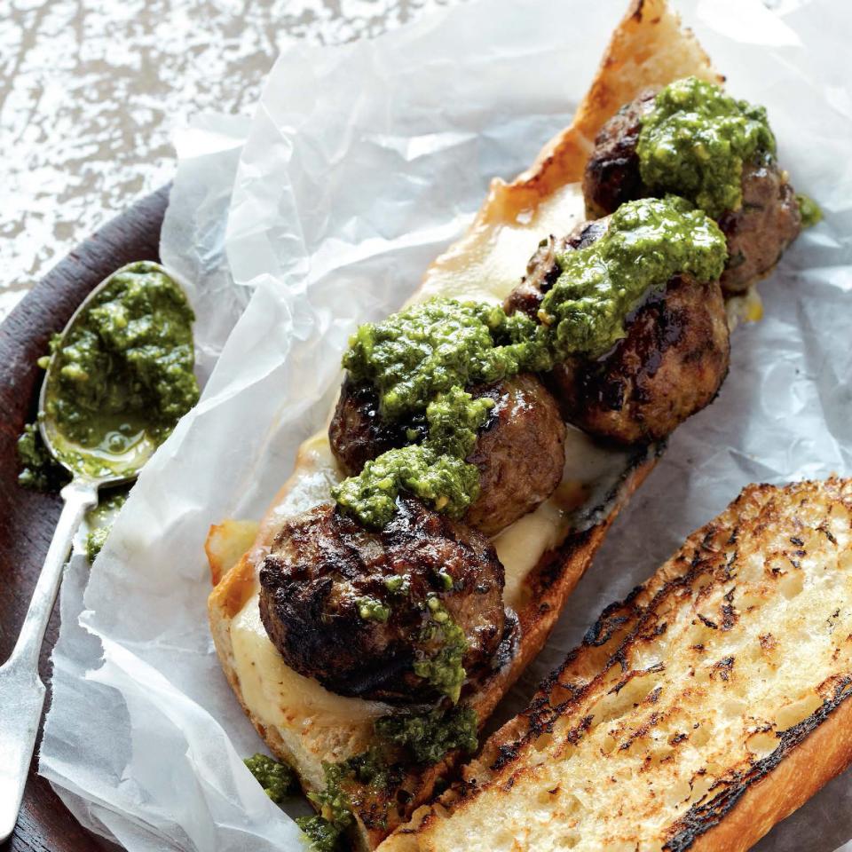 Grilled Meatball Sandwich