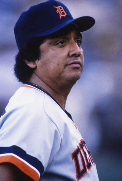 Aurelio ‘El Buitre de Tecamachalco’ López (pitcher, Tigres de Detroit, 1984)