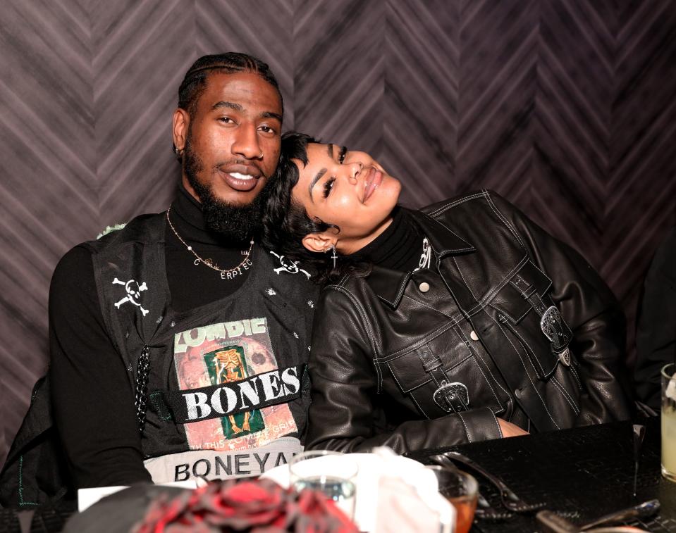 NBA star Iman Shumpert and wife, singer Teyana Taylor.