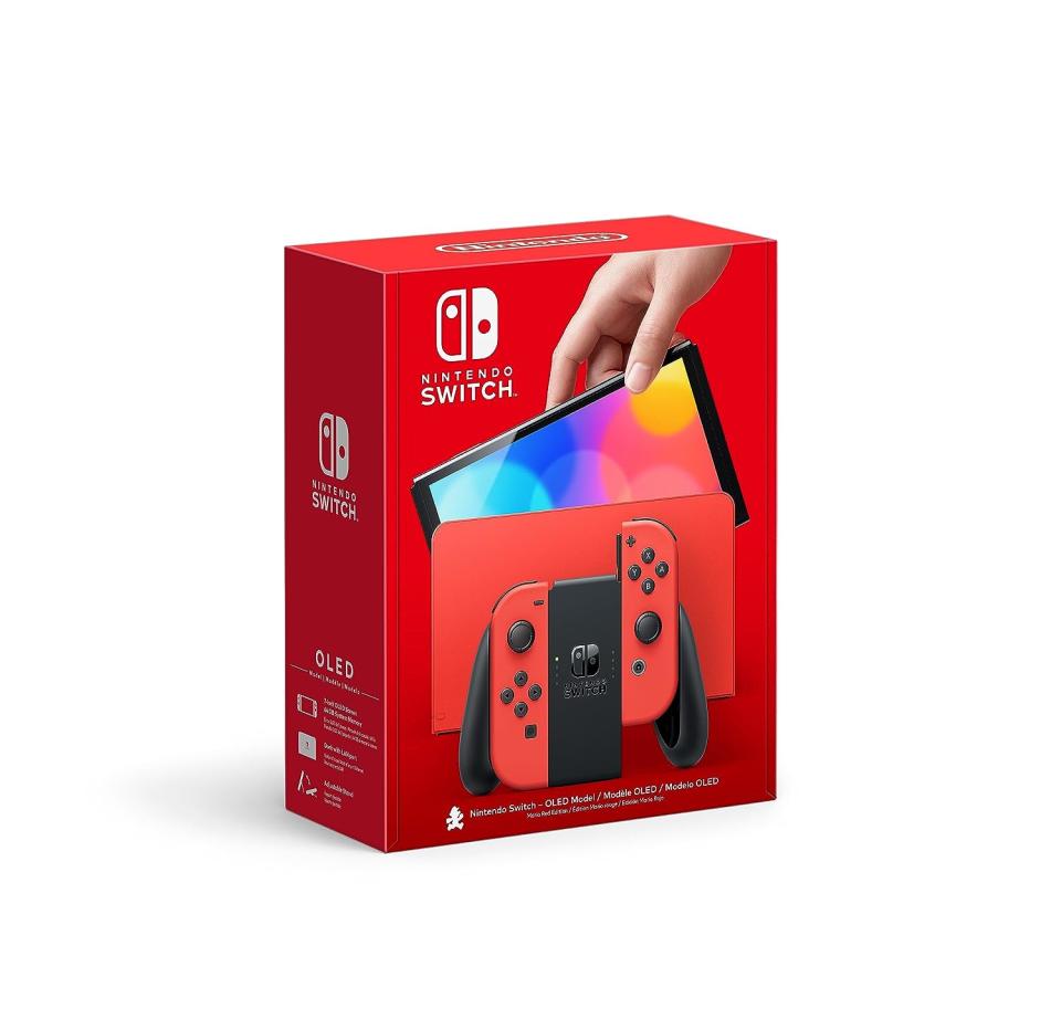 Nintendo Switch OLED Model: Mario Red Edition