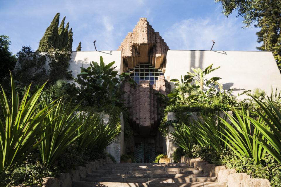 L.A.'s Sowden House, designed in 1926 by Lloyd Wright, Frank's son.