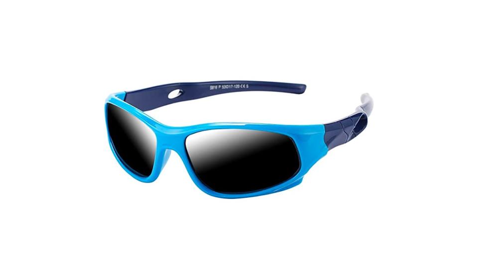 A polarized unbreakable sports sunglasses