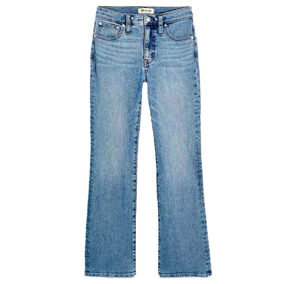 Tall Kick Out Crop Jeans in Milverton Wash