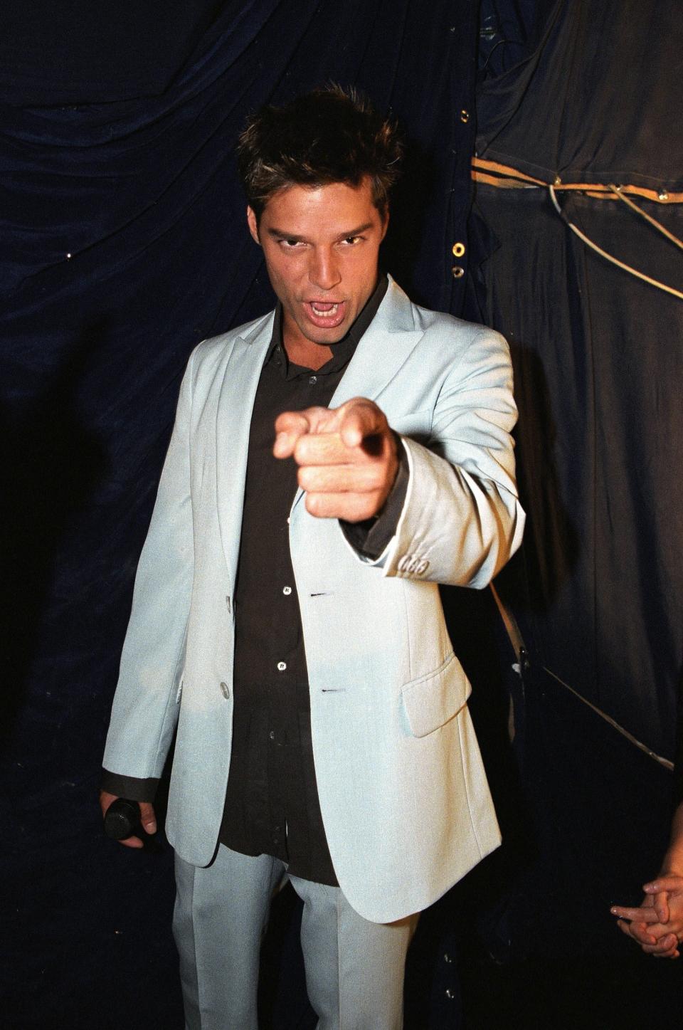 Ricky Martin in Paris in 1997.