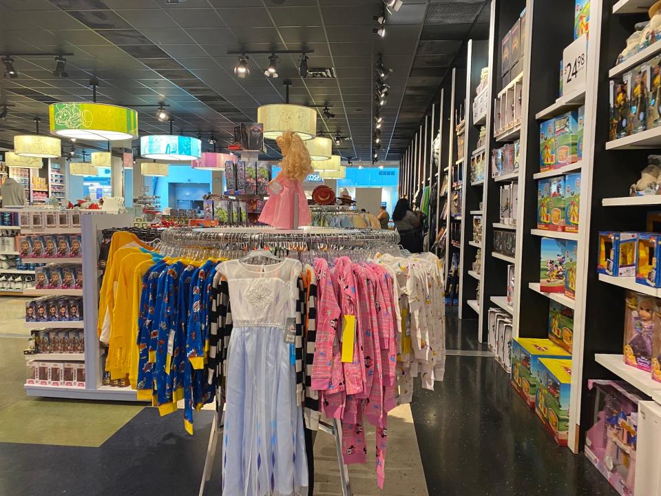 A section of the Disney Outlet in Elizabeth, New Jersey.