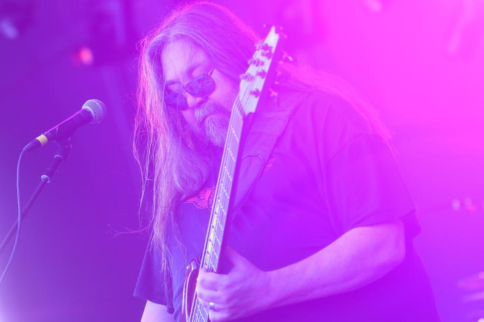 Widespread Panic performs in front of thousands at the new Riverfront Park Amphitheater Friday July 16, 2021. This was the first of 3 shows the group will be performing while Wilmington over the weekend.   [KEN BLEVINS/STARNEWS]