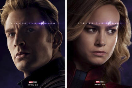 Avengers Endgame Captain America Captain Marvel
