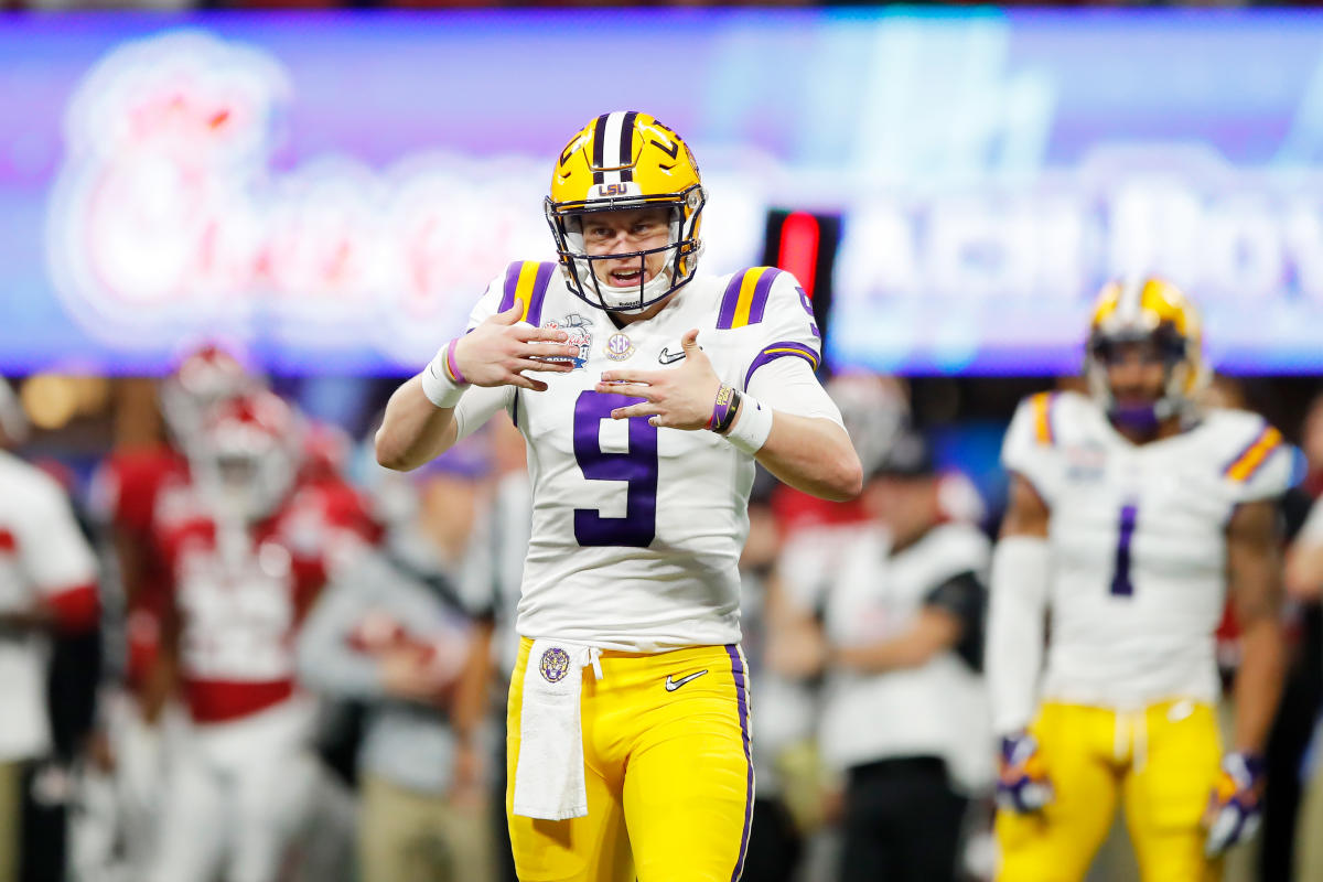 CFP semifinal: Joe Burrow has record-setting day in LSU's