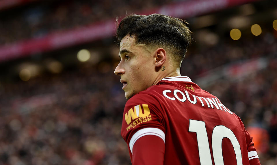Philippe Coutinho is reportedly agitating for a move to Barcelona. (Getty)
