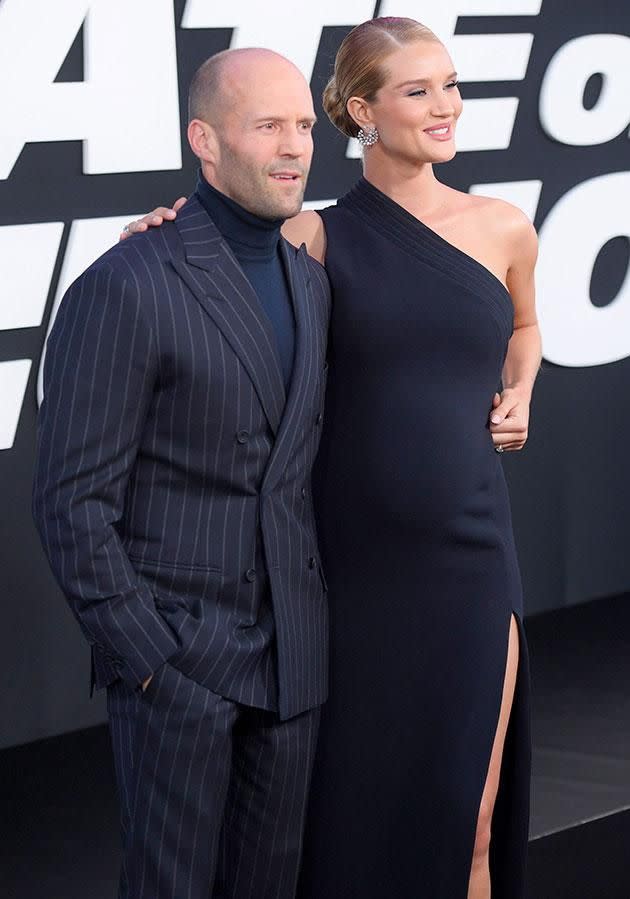 Jason and Rosie at the Fate of the Furious premiere in April. Source: Getty