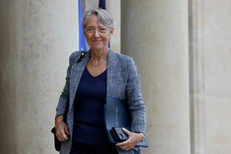 La Première ministre Elisabeth Borne arrive à l'Elysée le 23 mai 2022 à Paris pour le premier conseil des ministres du nouveau gouvernement - Ludovic MARIN © 2019 AFP