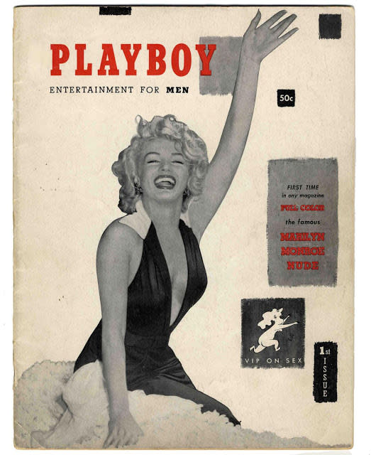 Para la primera portada de Playboy, Hefner compró los derechos de la imagen de Marilyn Monroe / Foto: <a href="https://listas.20minutos.es/lista/las-portadas-mas-polemicas-en-la-historia-de-playboy-325852/" rel="nofollow noopener" target="_blank" data-ylk="slk:20 minutos;elm:context_link;itc:0;sec:content-canvas" class="link ">20 minutos</a>