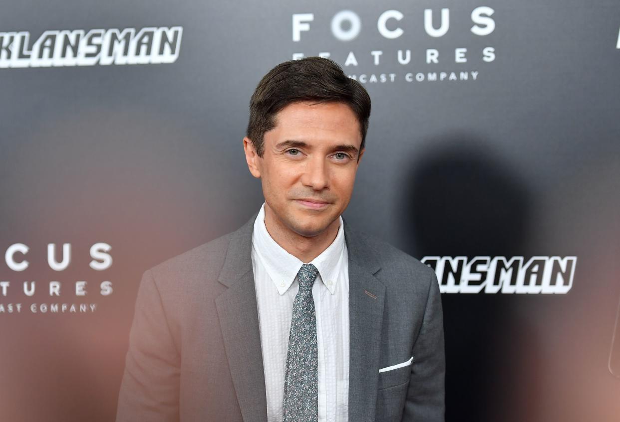 Topher Grace at the "BlacKkKlansman" New York premiere on July 30.&nbsp; (Photo: ANGELA WEISS via Getty Images)