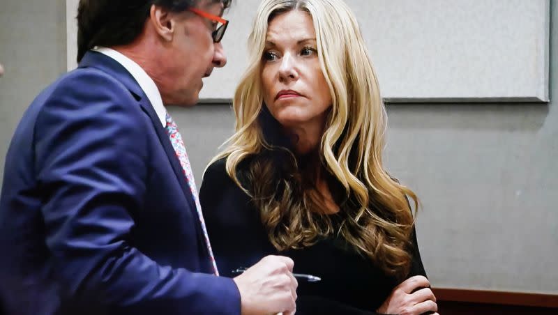 Lori Vallow is pictured in this 2020 file photo while appearing at a court hearing in Kauai, Hawaii, on Feb. 21. Closing arguments in Daybell’s murder, conspiracy and grand theft trial in Idaho were heard on Thursday, May 11, 2023.