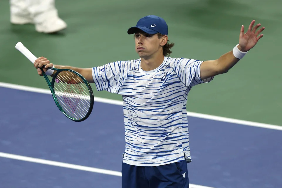 Alex de Minaur at the US Open.