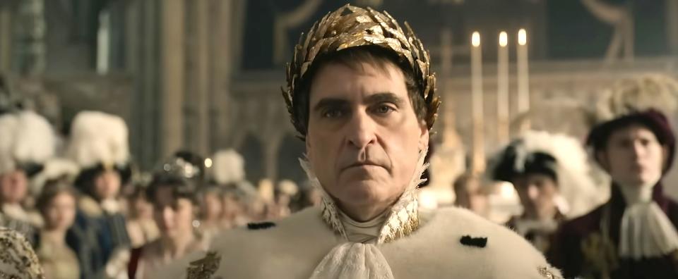 NAPOLEON, Joaquin Phoenix as Napoleon Bonaparte, 2023. © Sony Pictures Entertainment / Courtesy Everett Collection