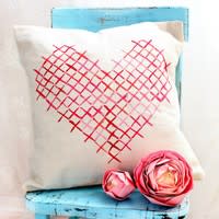 Cross-stitch Heart Paint