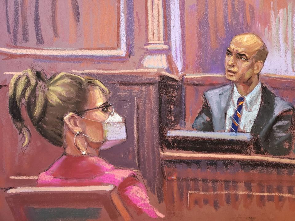 sarah palin james bennet illustration court trial new york times