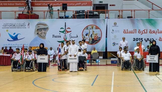 Fazza Championships provide a platform for people with special needs to show the world their creativity and excellence.