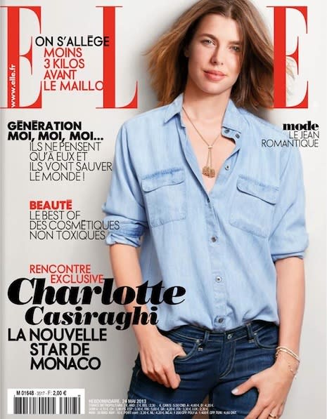 Charlotte Casiraghi, Elle France (May 2013)