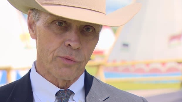 Accountant Steve Allan is the commissioner for a public inquiry into whether foreign actors are funding Canadian environmental organizations to cast aspersions on Alberta's oil and gas industry. (Evelyne Asselin/CBC - image credit)