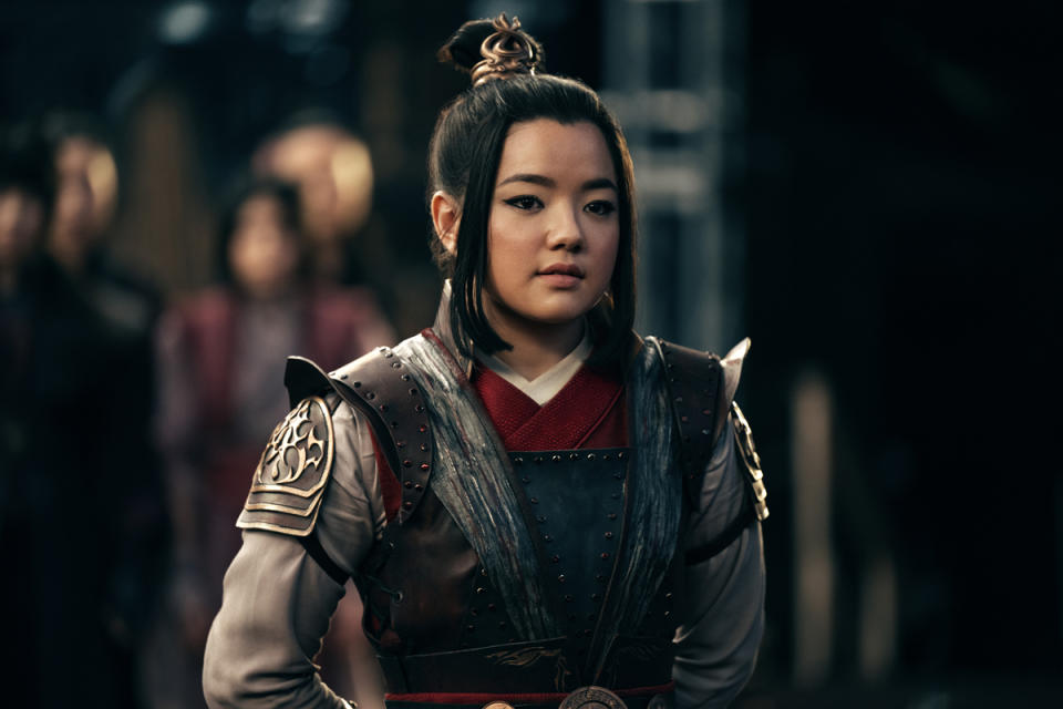 Elizabeth Yu as Azula in season 1 of Avatar: The Last Airbender. Cr. Robert Falconer/Netflix