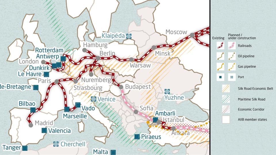 The port of Piraeus is one of the largest seaports in the Mediterranean Sea and one of the top ten container ports in Europe. (Map: )